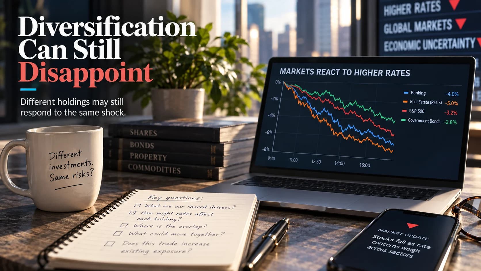 When Diversification Fails: Check Shared Risk Drivers