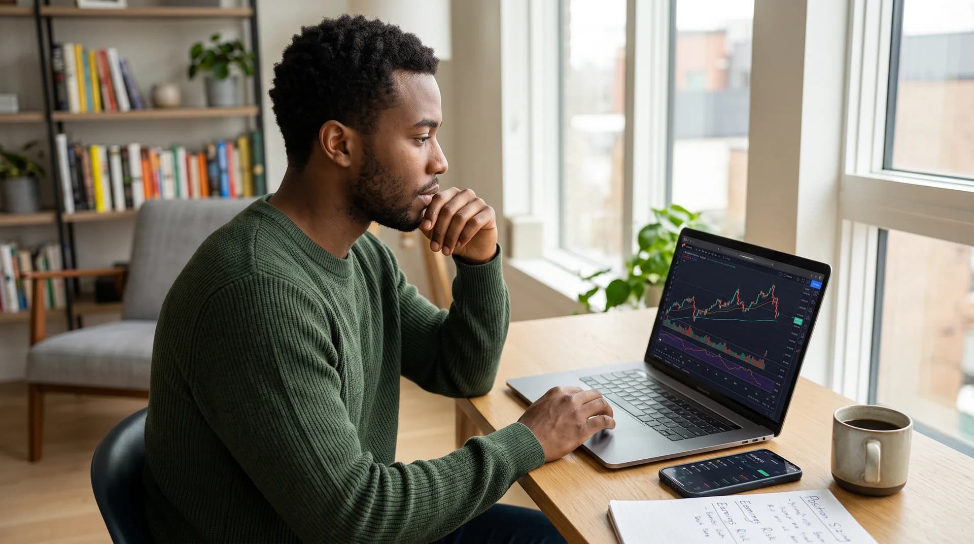 Holding Stocks Through Earnings: Size for the Gap Risk